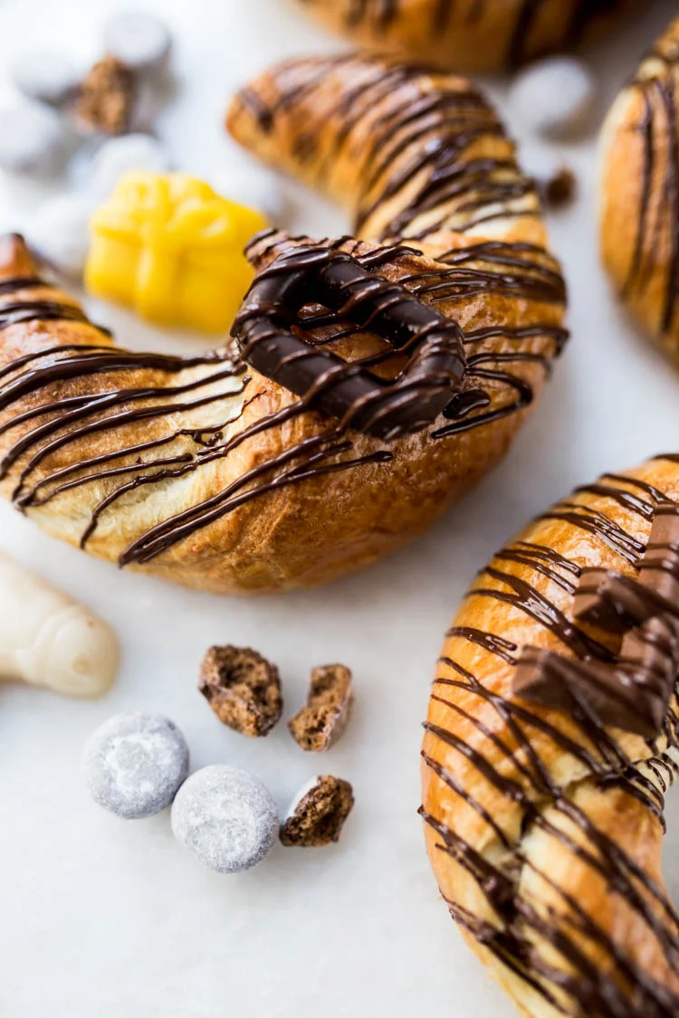Speculaas croissants met chocolade 1 SinterklaasSpeculaasCroissantsChocolade ST