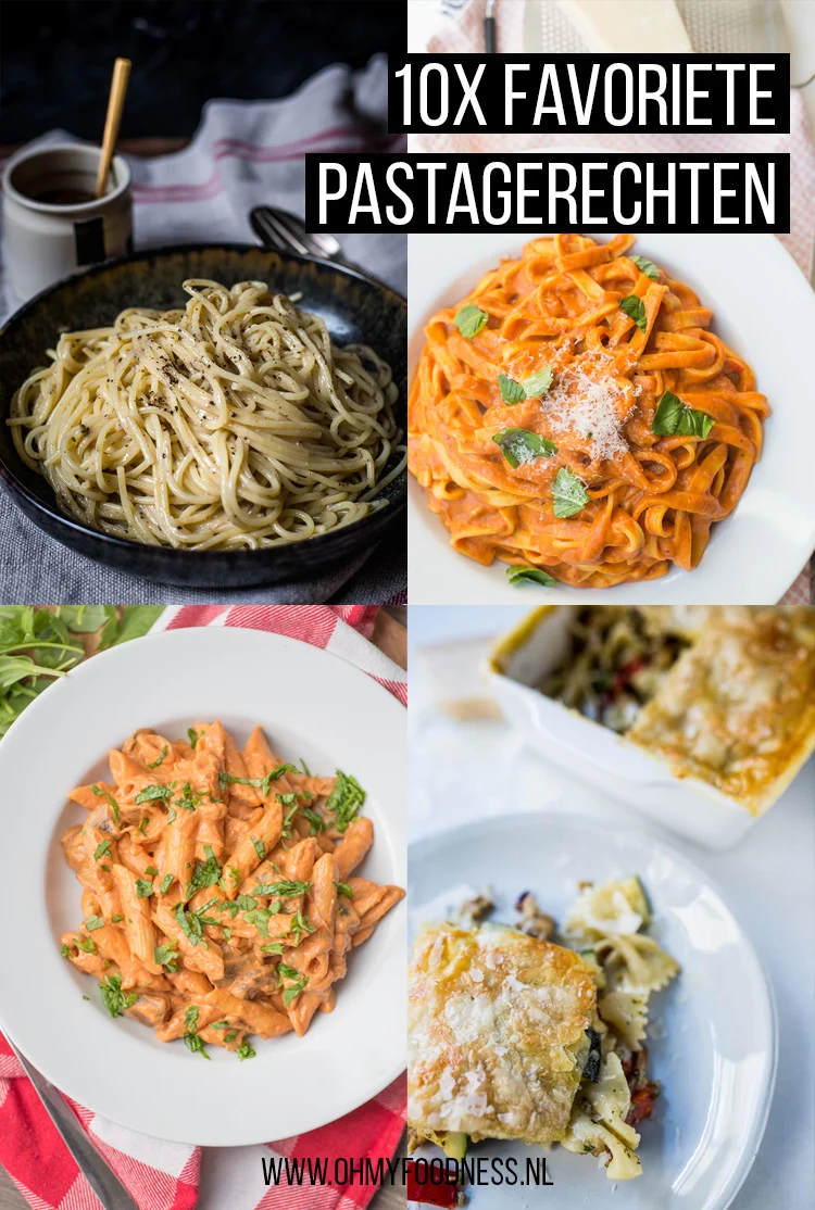 10x favoriete pastagerechten