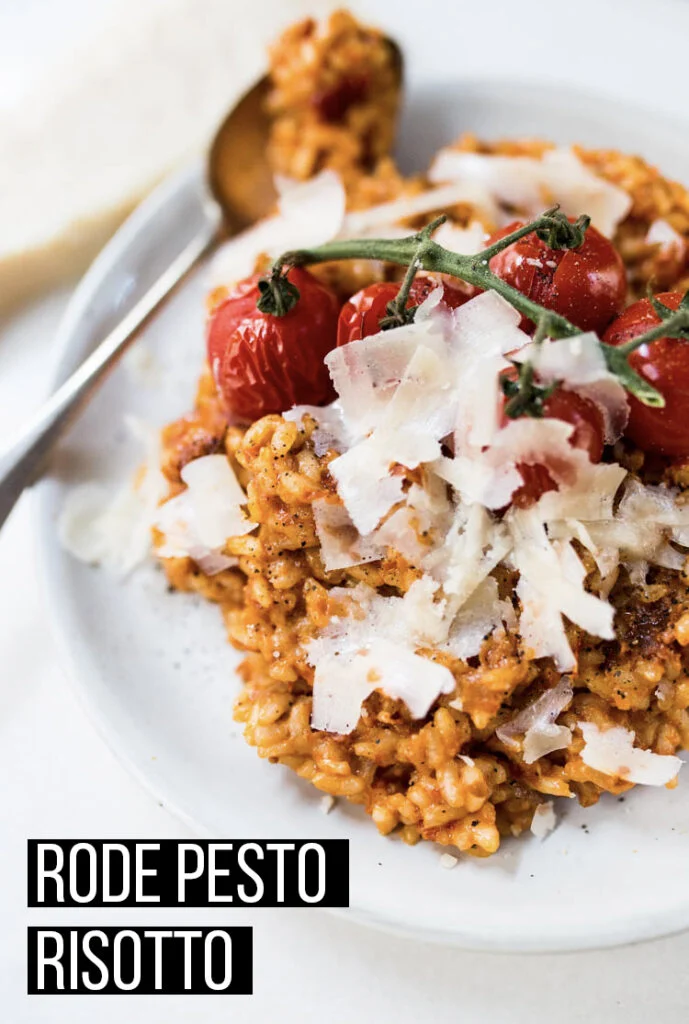 Risotto rode pesto 2 Rode pesto risotto