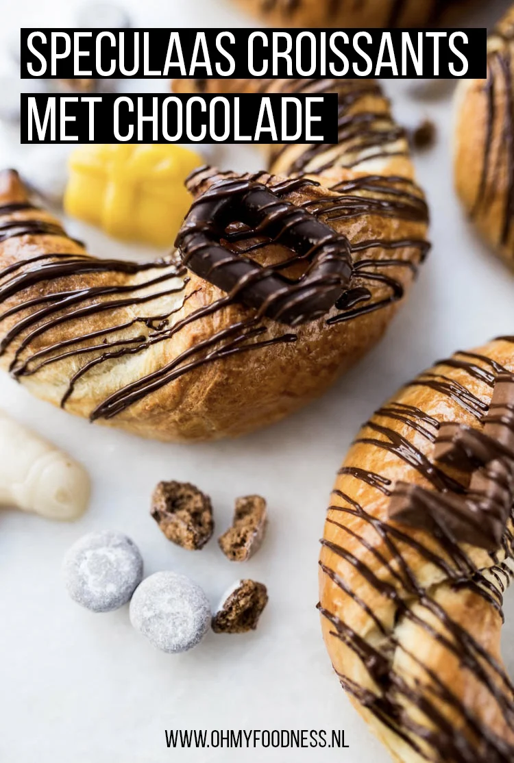 Speculaas croissants met chocolade 2 SinterklaasSpeculaasCroissantsChocolade ST Pinterest