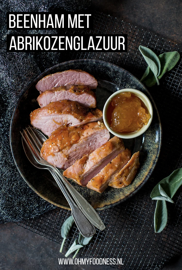 Beenham met abrikozenglazuur 3 Beenham met abrikozenglazuur