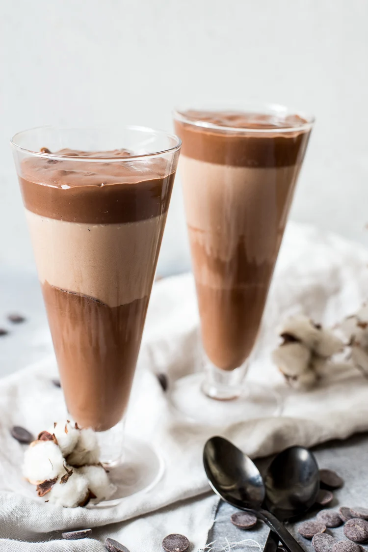 Chocolade laagjes panna cotta 11 Chocolade laagjes panna cotta