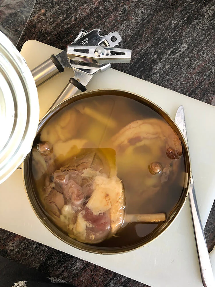 confit de canard blik