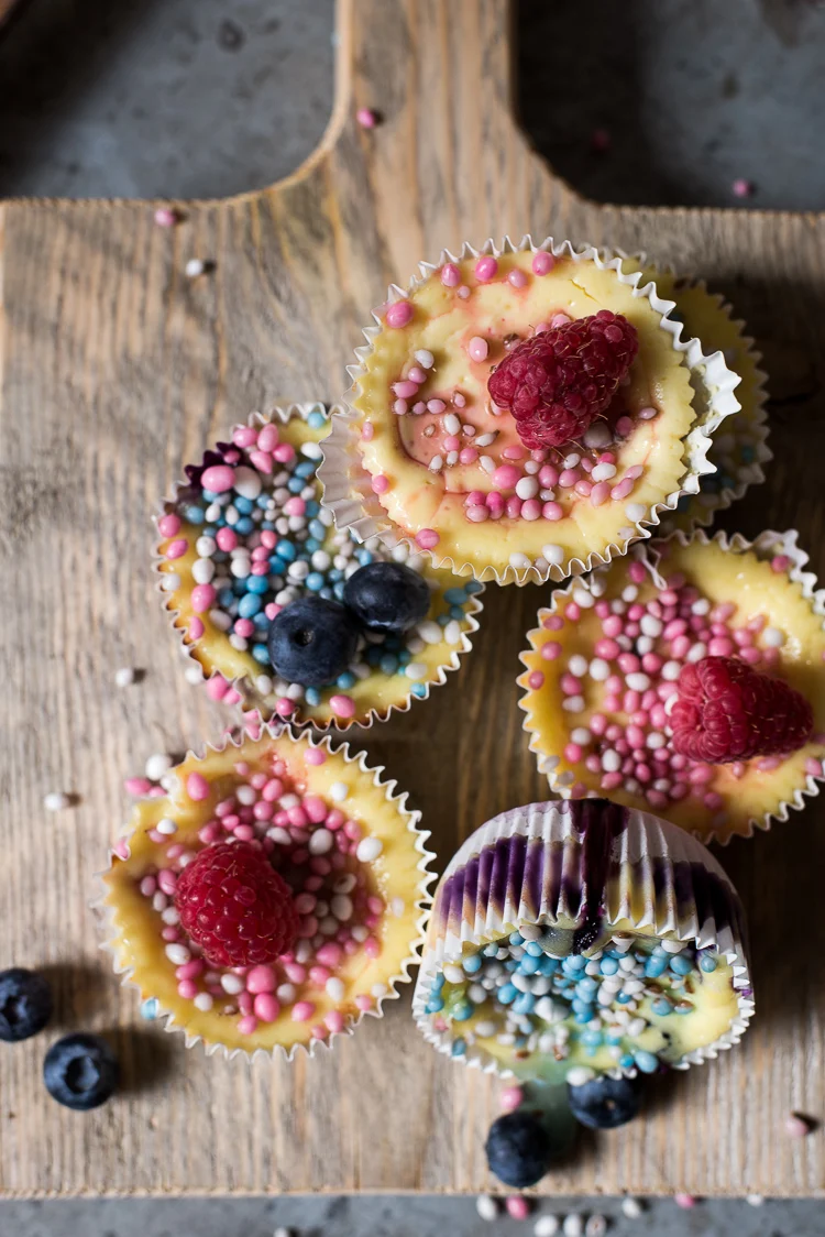 Fastfood Friday: Kraamweek cheesecakes met muisjes 2 Kraamweek cheesecakes met muisjes