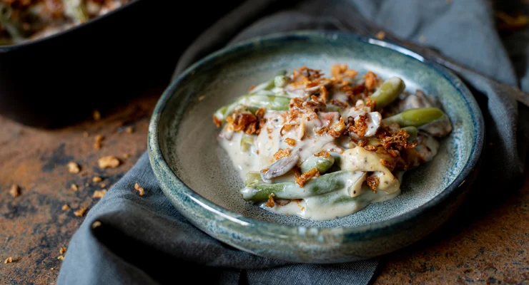 Ovenschotel met sperziebonen en champignons (green bean casserole) 39 Ovenschotel met sperziebonen en champignons