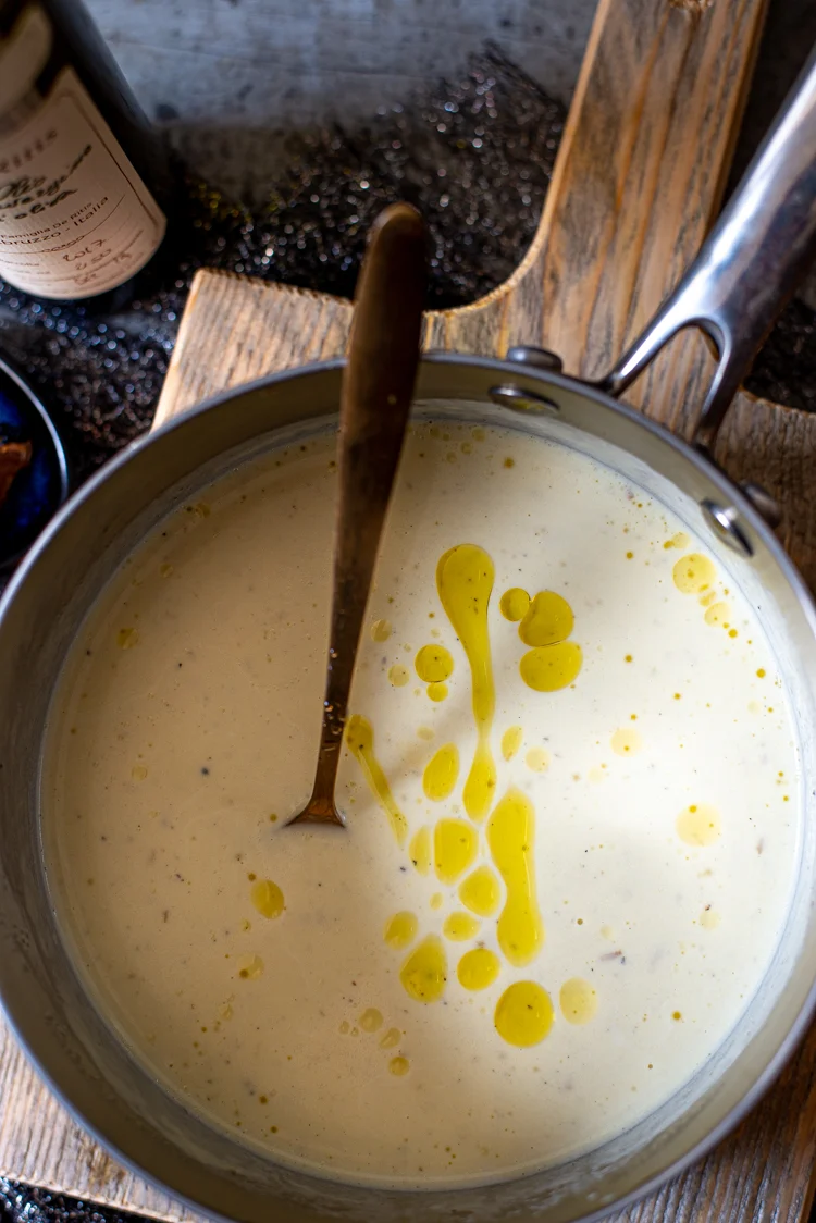 Truffelroomsaus 1 Truffelroomsaus