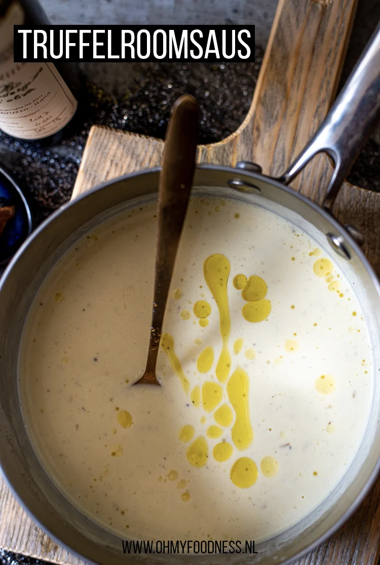 Truffelroomsaus 3 Truffelroomsaus