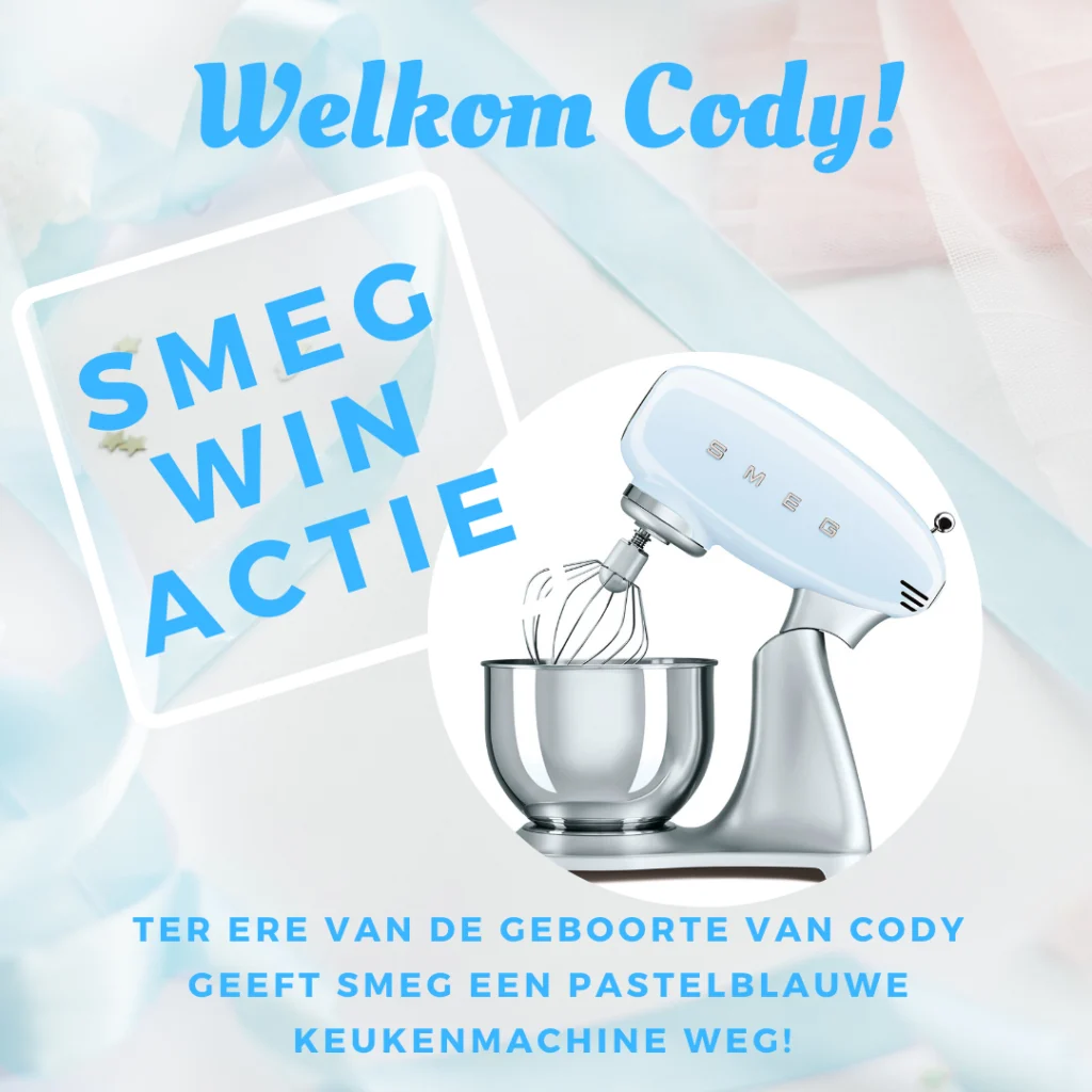 WIN: een pastelblauwe keukenmachine van Smeg! 2 winactie SMEG