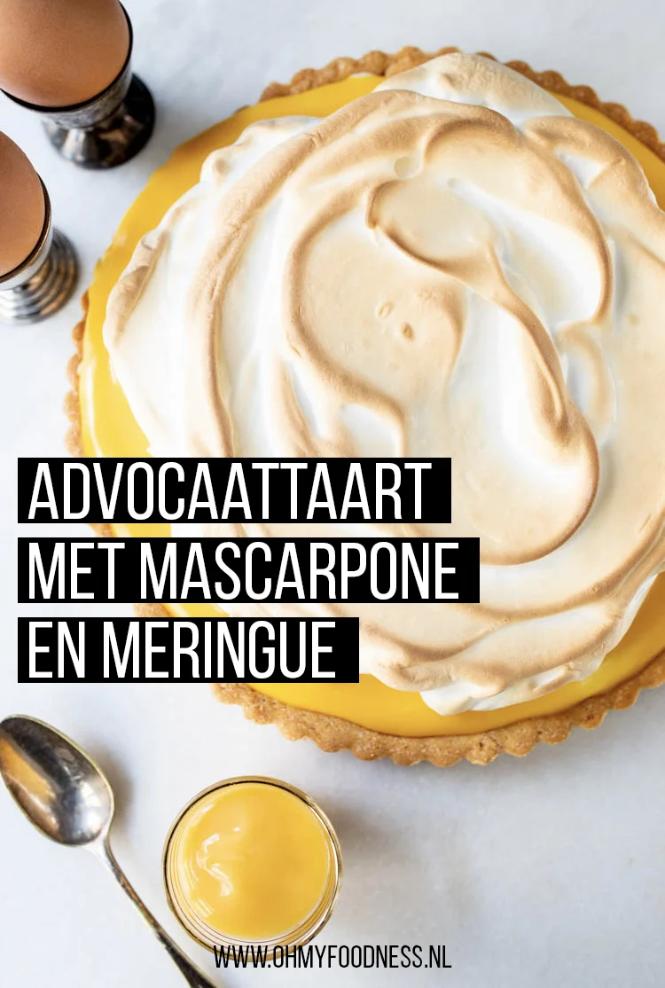 Advocaattaart met Mascarpone en Meringue 3 PASEN AdvocaattaartMeringue Pinterest