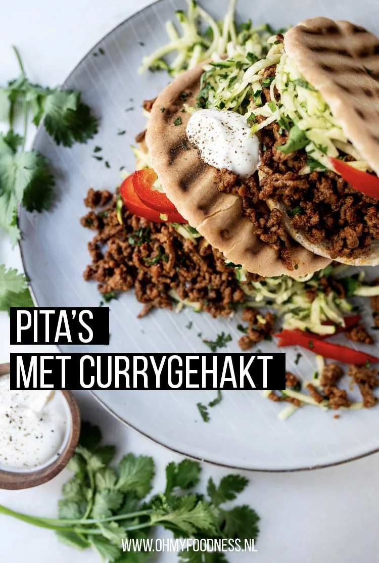 Pita's met currygehakt 3 PitaCurryGehakt Pinterest
