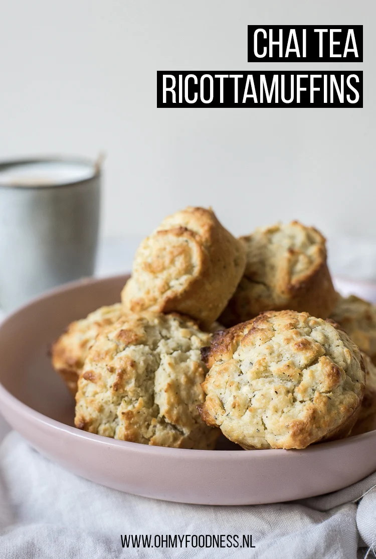 Chai tea ricottamuffins met citroen 3 Chai tea ricottamuffins