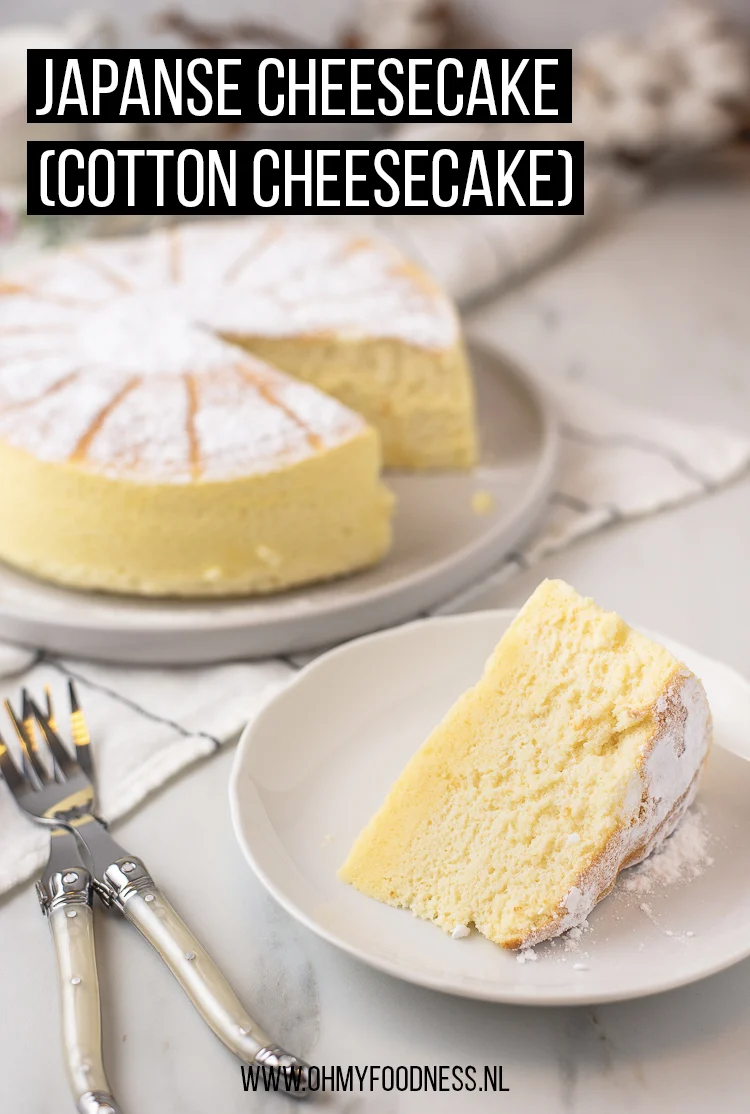 Japanse cheesecake (Cotton cheesecake) 4 Japanse Cotton Cheesecake