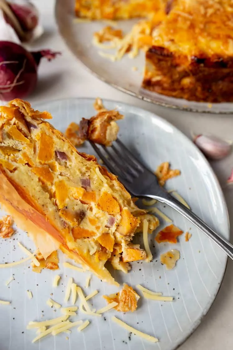 Filodeegtaart met Zoete Aardappel en Oude Kaas 1 FilodeegtaartZoeteAardappelKaas ST