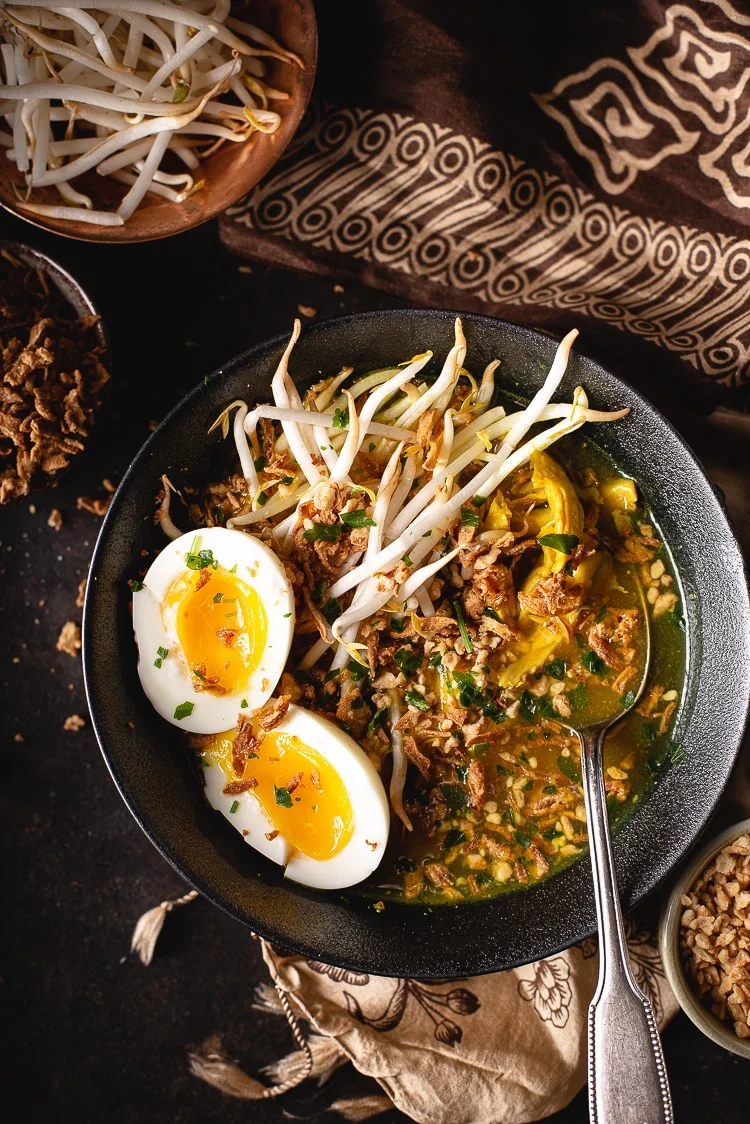 Soto Ayam (Indonesische kippensoep) 2 Soto Ayam