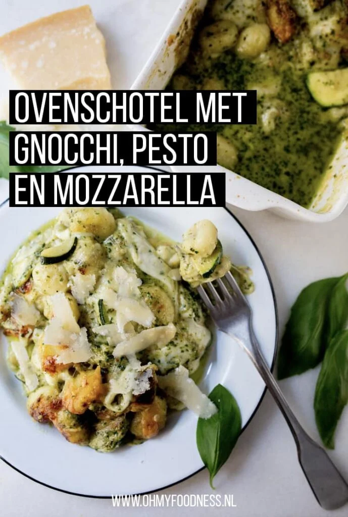 Gnocchi ovenschotel met mozzarella en pesto 3 Gnocchi ovenschotel mozzarella