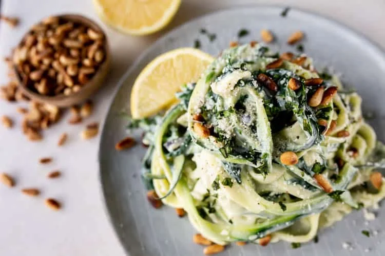 Courgetti met Spinazie, Avocado en Ricotta 2 CourgettiSpinazieRicottaAvocado FI
