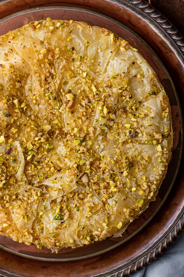 Baklava cheesecake 3 Baklava cheesecake