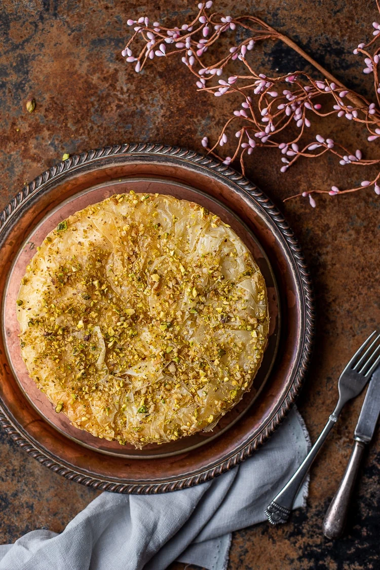 Baklava cheesecake 1 Baklava cheesecake