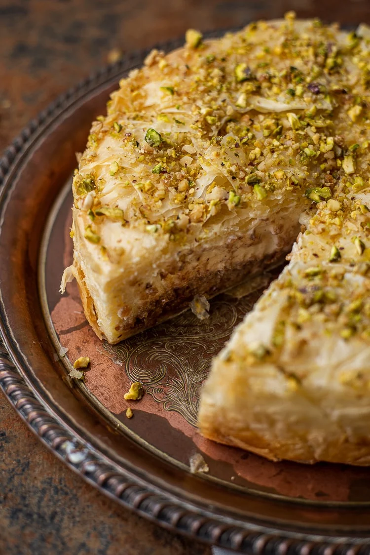 Baklava cheesecake 2 Baklava cheesecake