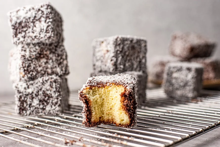 Australische Lamingtons 2 Australische Lamingtons