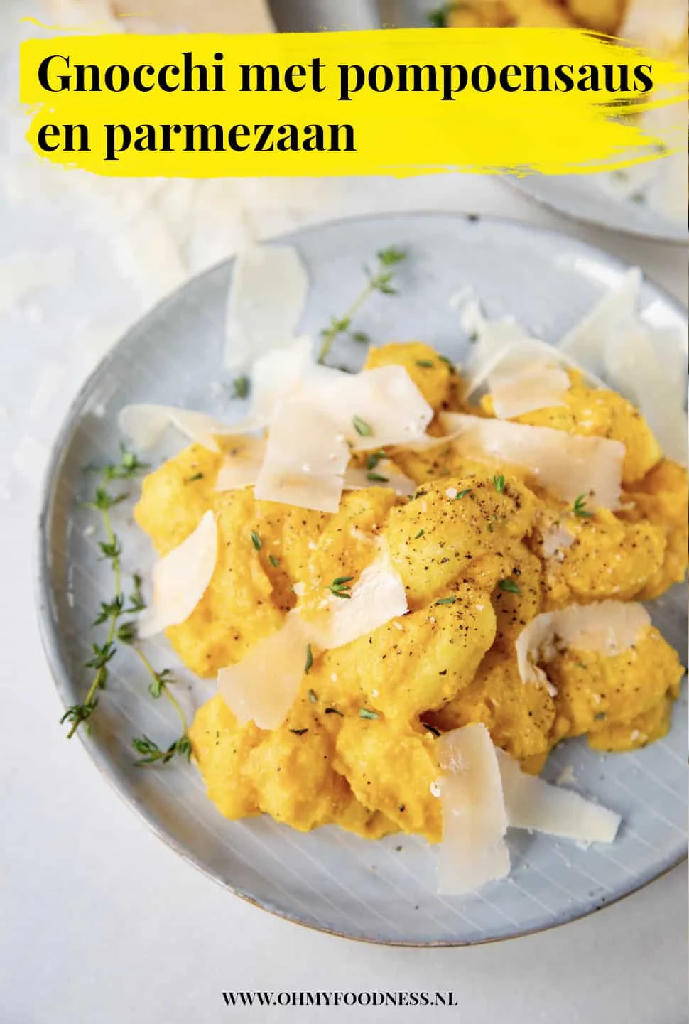 Gnocchi met Pompoensaus en Parmezaan 3 Gnocchi met Pompoen en Parmezaan Pinterest