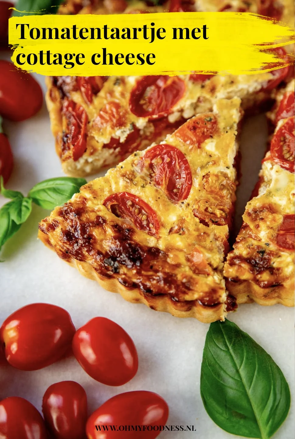 Tomatentaartje met Cottage Cheese 3 Tomatentaartje met Cottage Cheese Pinterest