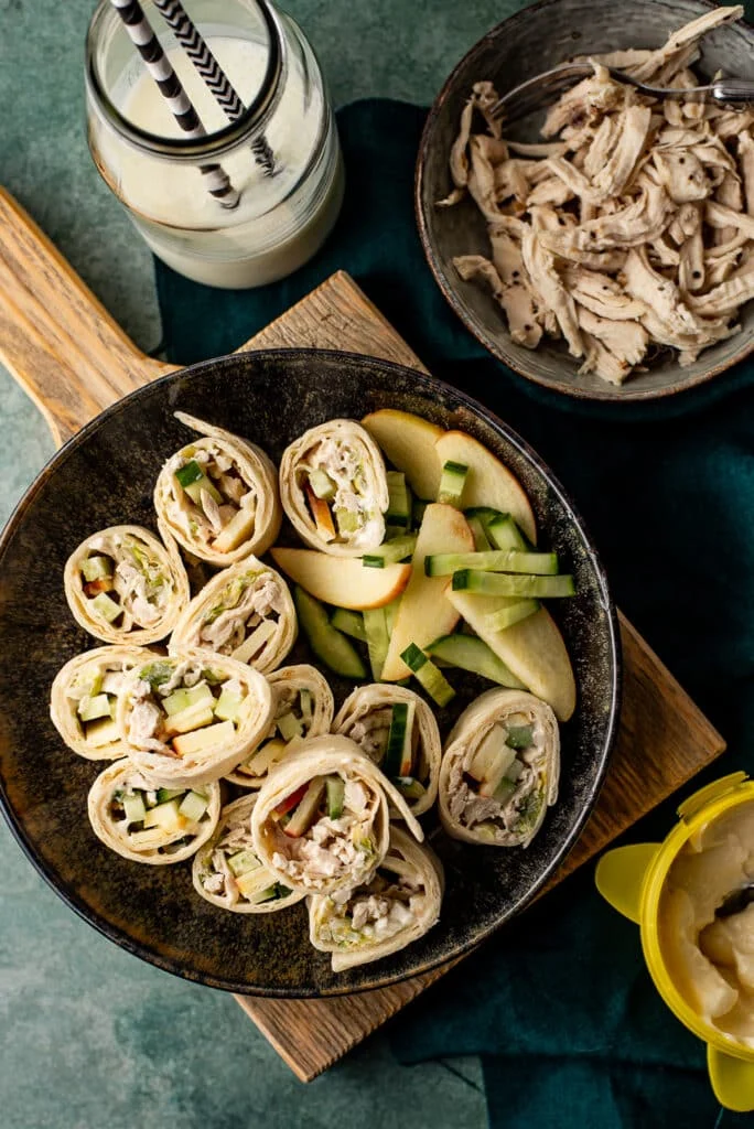 Frisse wraps met kipfilet en aioli 19 Frisse kipwraps met appel