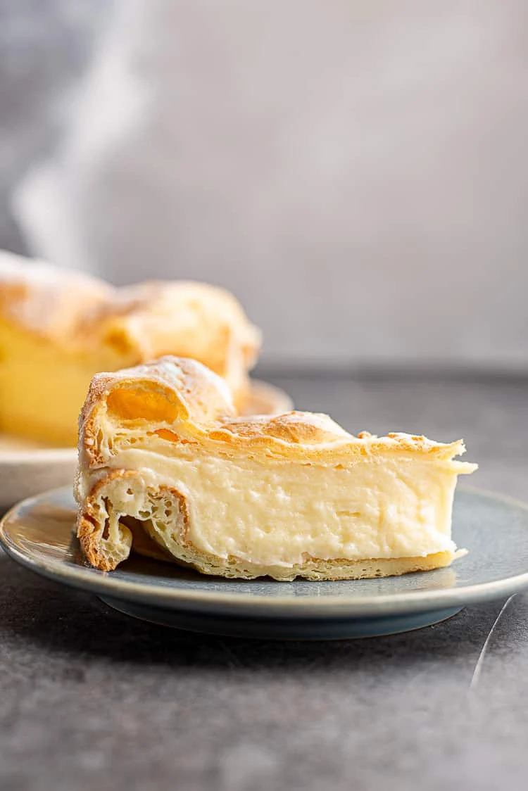 Fastfood Friday: Soezentaart met custard (Poolse 'Karpatka') 2 Soezentaart met custard