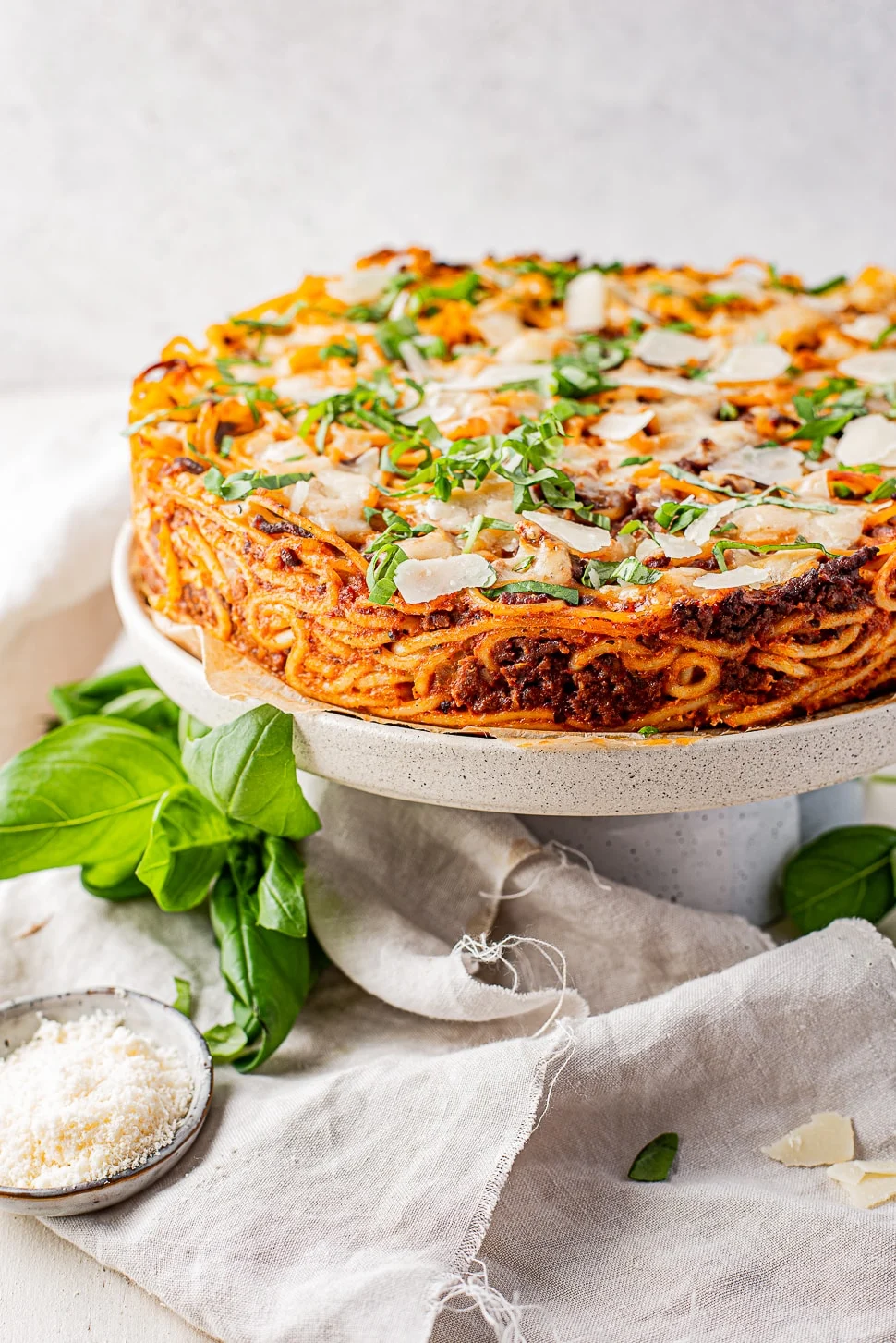 Spaghetti Bolognese taart 1 Spaghetti bolognese taart