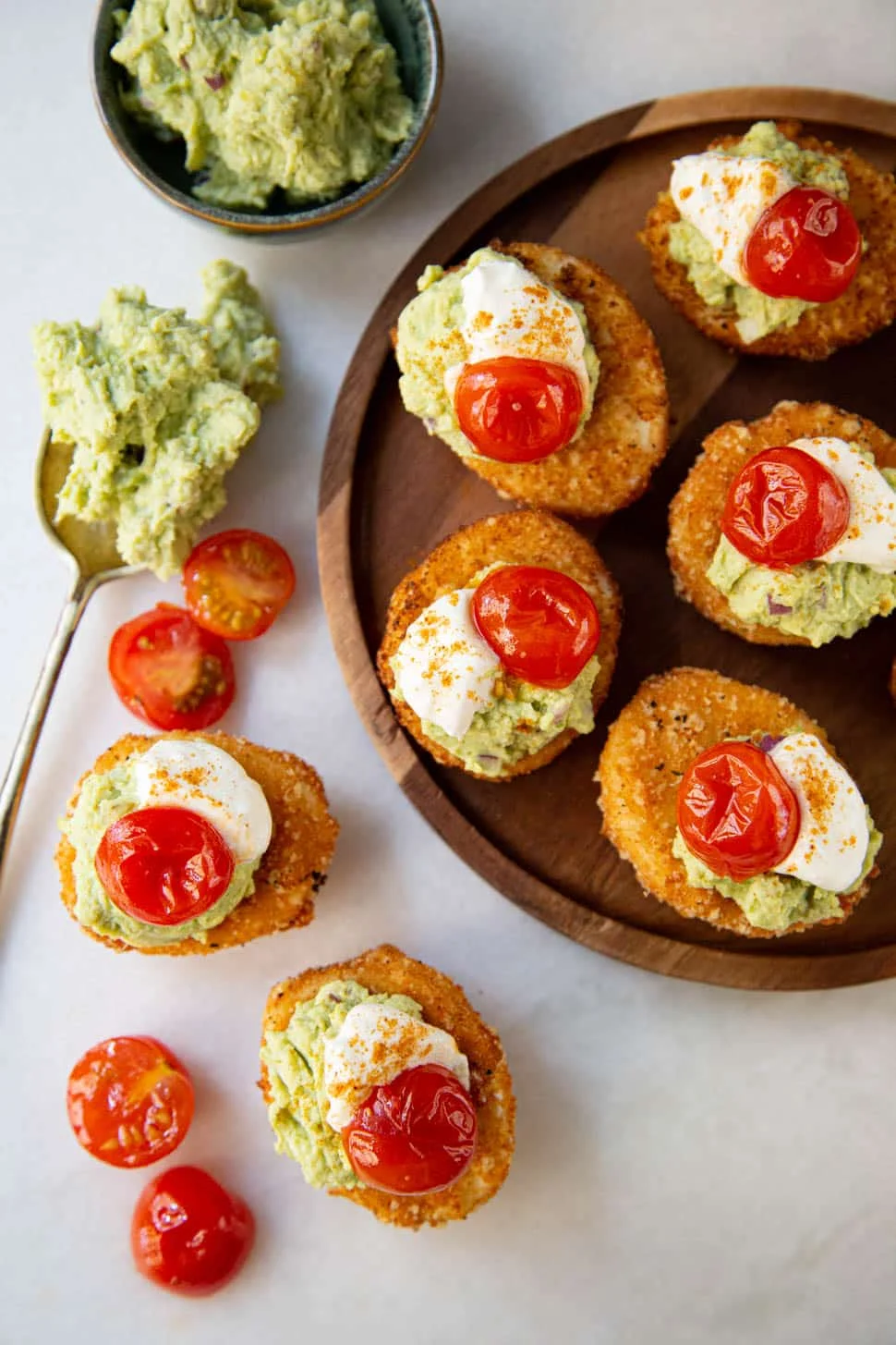Gefrituurde Eieren met Guacamole 1 Gefrituurde Eieren met Guacamole ST