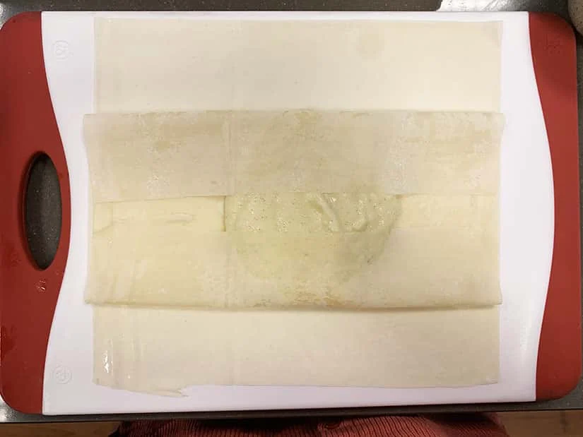 Griekse Bougatsa 4 bougatsa vouwen 5