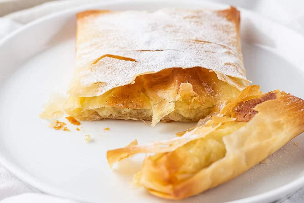 Griekse Bougatsa 3 Griekse Bougatsa