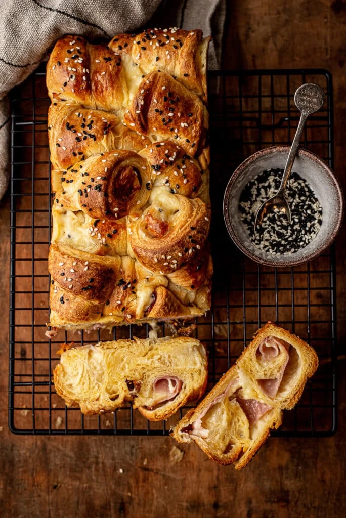 Fastfood Friday: Ham-kaas croissantbrood 4 Ham-kaas croissantbrood