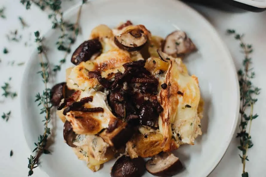 Krieltjes Ovenschotel met Spek en Brie 2 KrieltjesOvenschotelBrieSpek FI