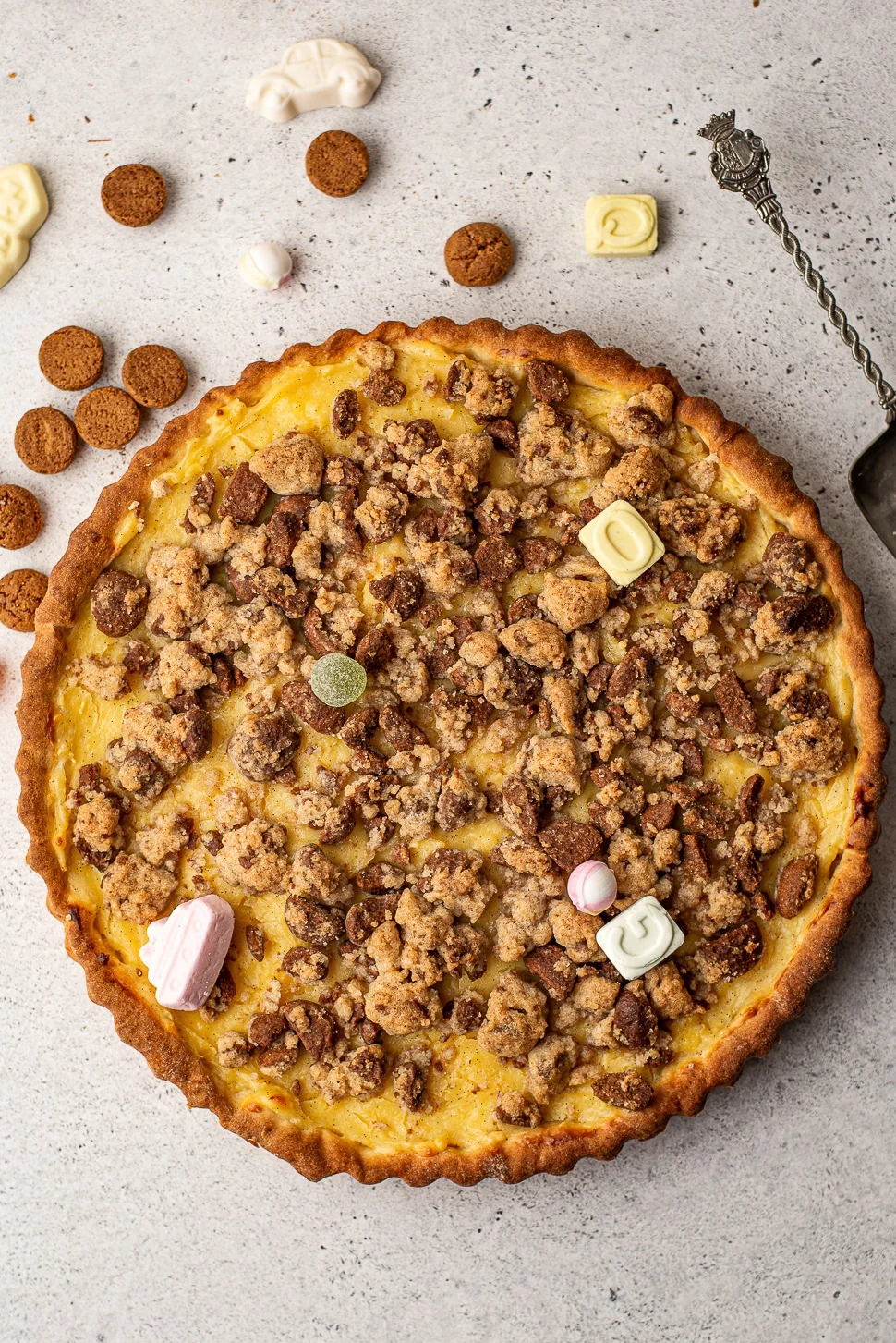 Kruidnoten kruimelvlaai 1 Kruidnoten kruimelvlaai