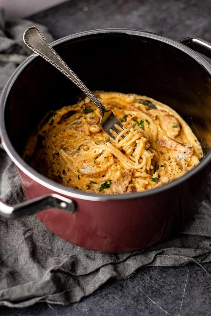 One pot pasta carbonara met chorizo 17 One pot pasta carbonara met chorizo