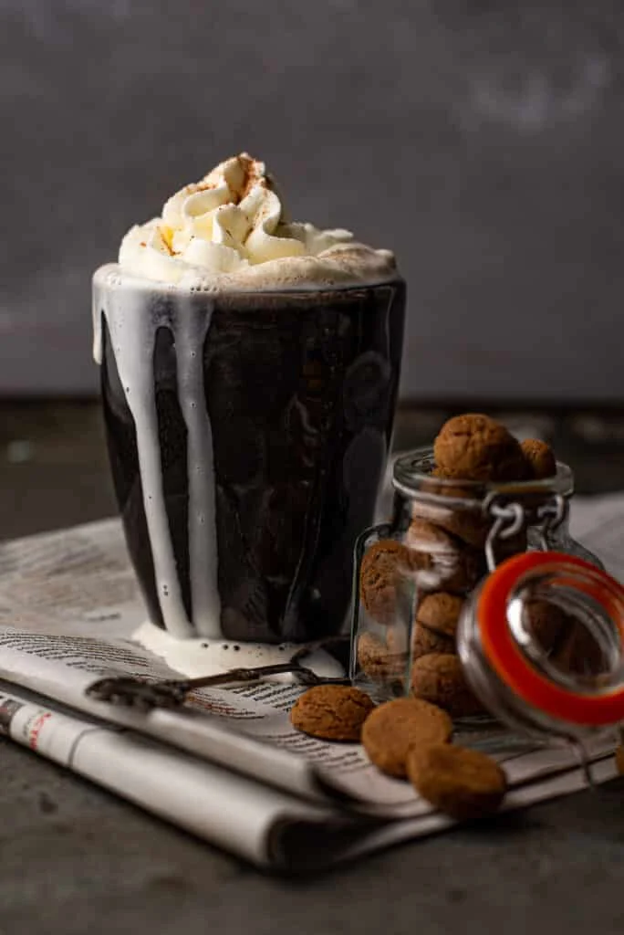 Fastfood Friday: Witte chocolademelk met pumpkin spice 1 Witte chocolademelk met pumpkin spice