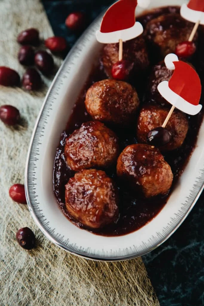 Kipgehaktballen met Cranberrysaus 35 KipgehaktballenCranberrysaus ST