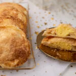 Appelflappen met custard