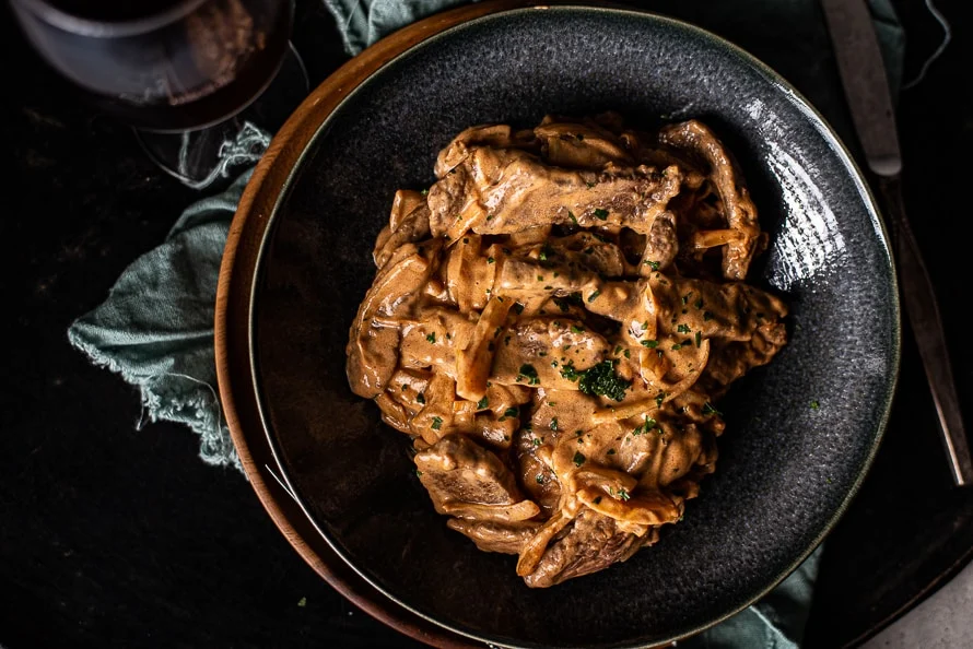 Uit de keuken van Svetlana: Boeuf Stroganoff 3 Boeuf Stroganoff