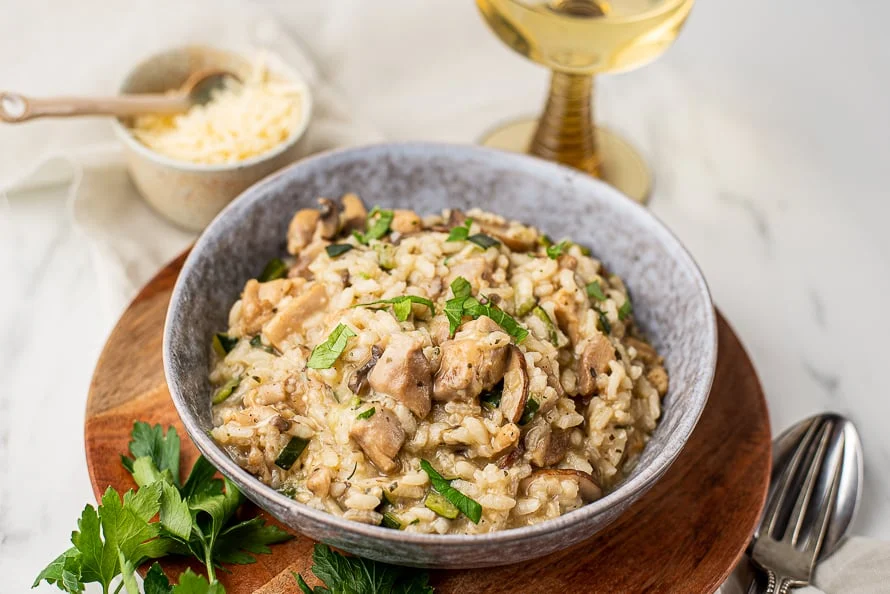 Italiaanse risotto met kip - zonder pakje! 3 Zonder pakje: Italiaanse risotto
