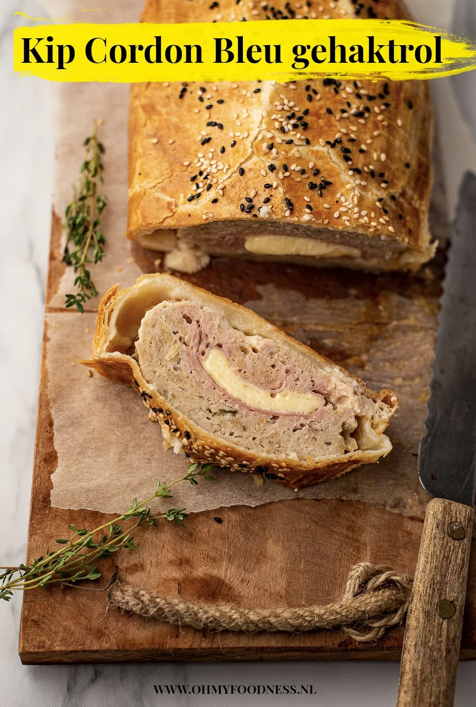 Cook the books: Cordon Bleu gehaktrol uit Makkelijk & Snel van Brenda Hoff 4 Kip cordon bleu