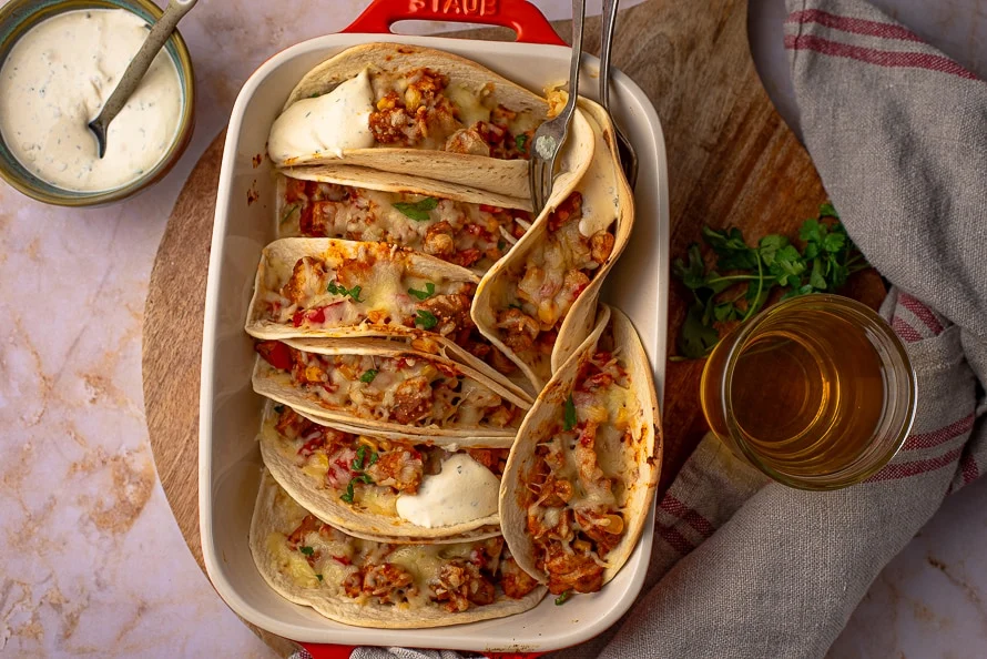 Mexicaanse Burrito's zonder pakje 4 Zonder pakje: Mexicaanse burrito's
