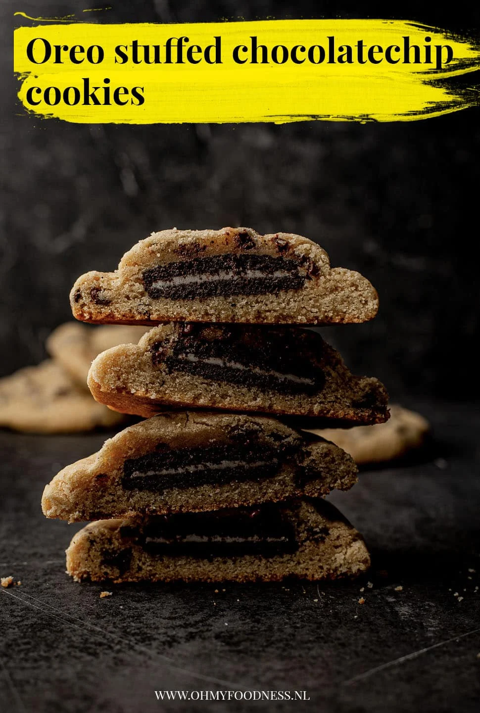 Oreo koekjes recept met lekkere chocolate chips - Fastfood Friday 3 Oreo Stuffed chocolatechip cookies