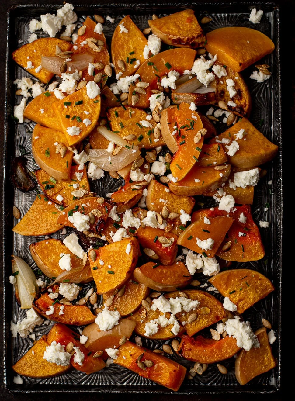 Gegrilde pompoen met ahornsiroop en feta 1 Gegrilde pompoen met ahornsiroop