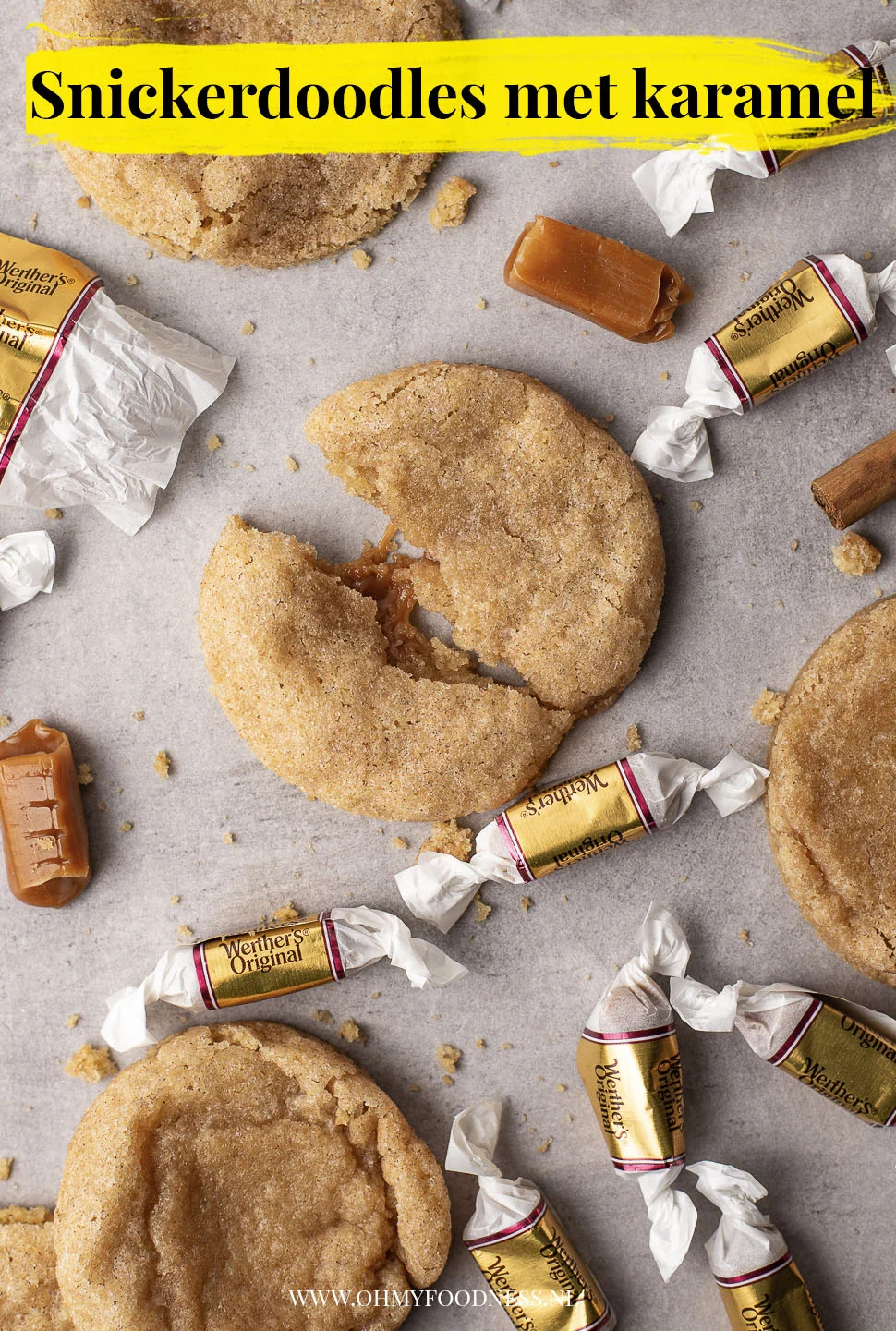 Fastfood Friday: Snickerdoodles met karamel 3 Snickerdoodles met karamel