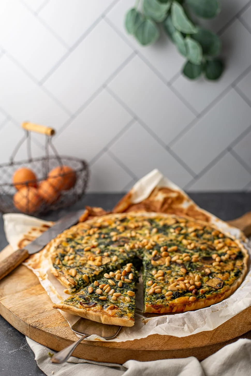 spinazie champignonquiche 1