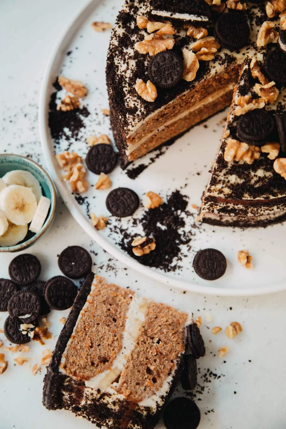 Fastfood Friday: Carrot Cake met Oreo en Banaan 1 Carrot Cake met Oreo en Banaan ST