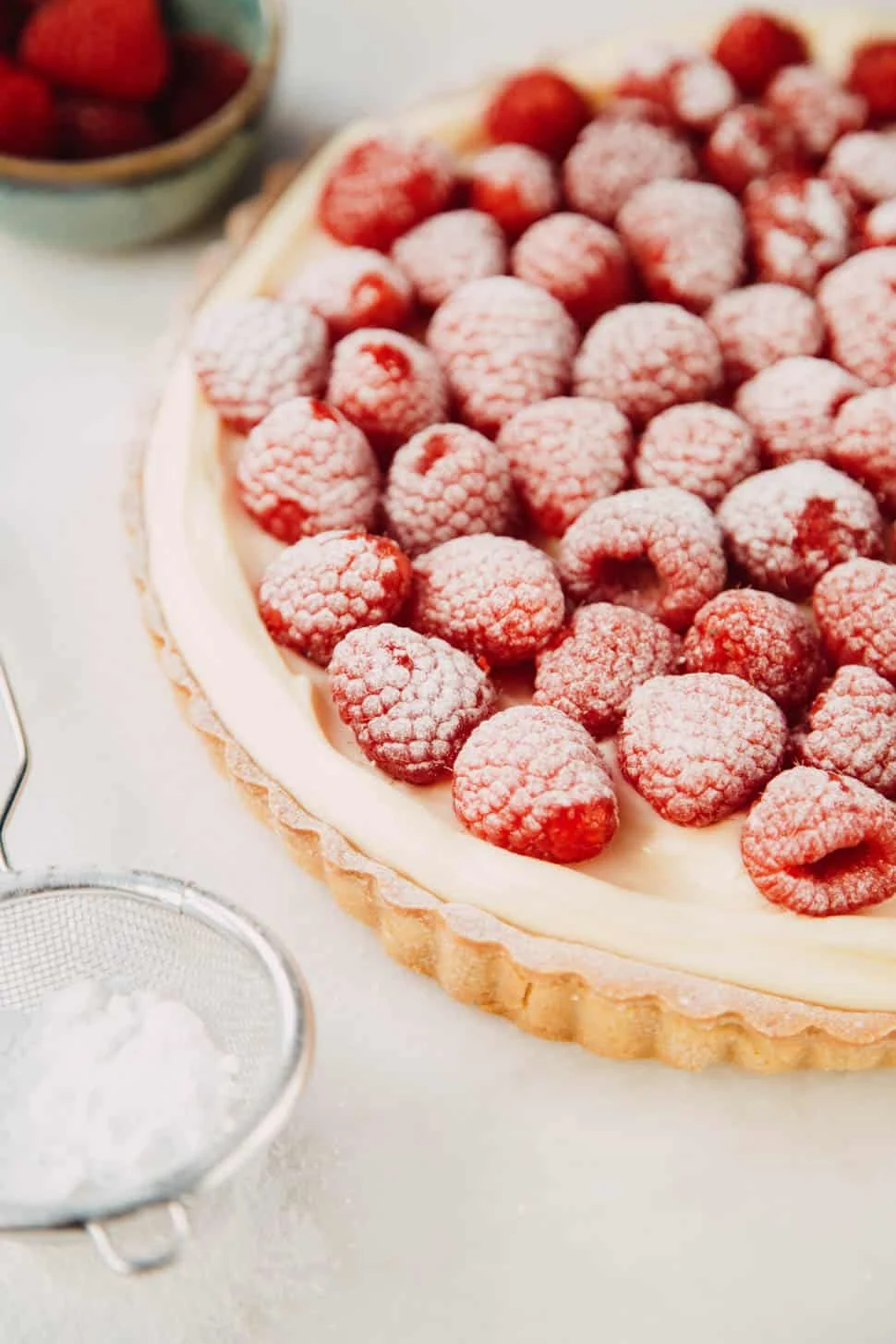 Makkelijk Frambozentaartje met Mascarpone en Lemoncurd 1 Makkelijk Frambozentaartje met Mascarpone en Lemoncurd ST