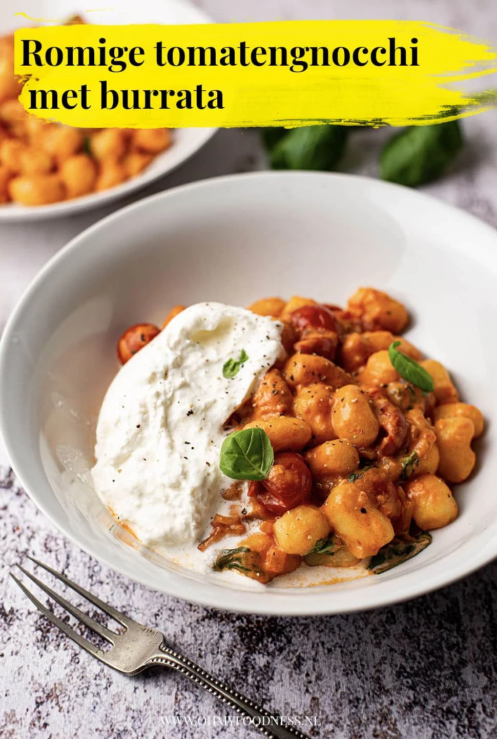 Romige gnocchi met burrata 3 burrata gnocchi